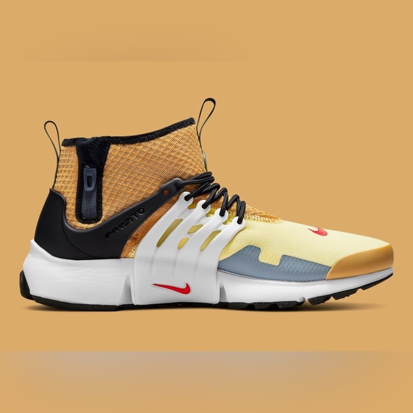 Nike Mens Air Presto Mid Utility Cream Rust DC8751 700 - Picture 3 of 11